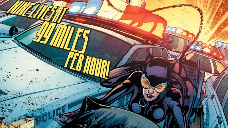 Catwoman in Car