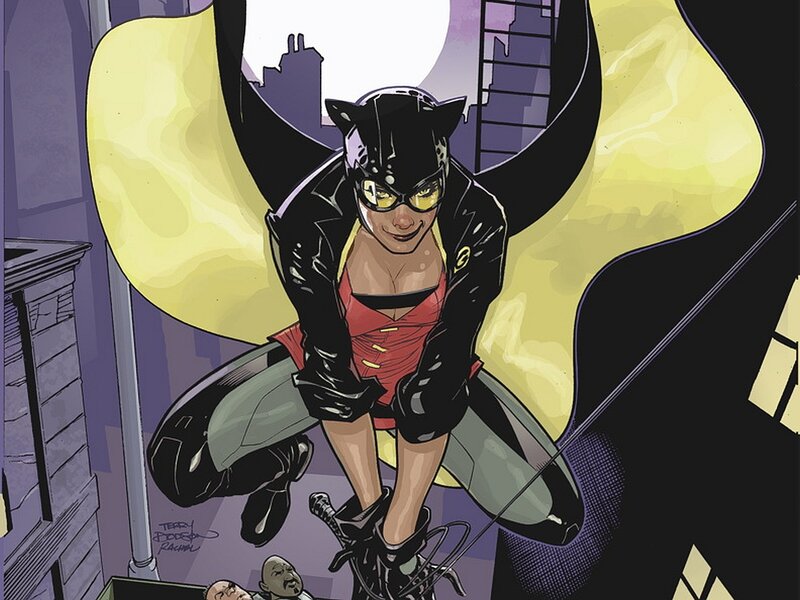 Catwoman in Costume — Black