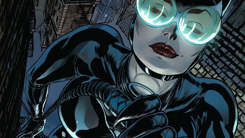 Catwoman in the city