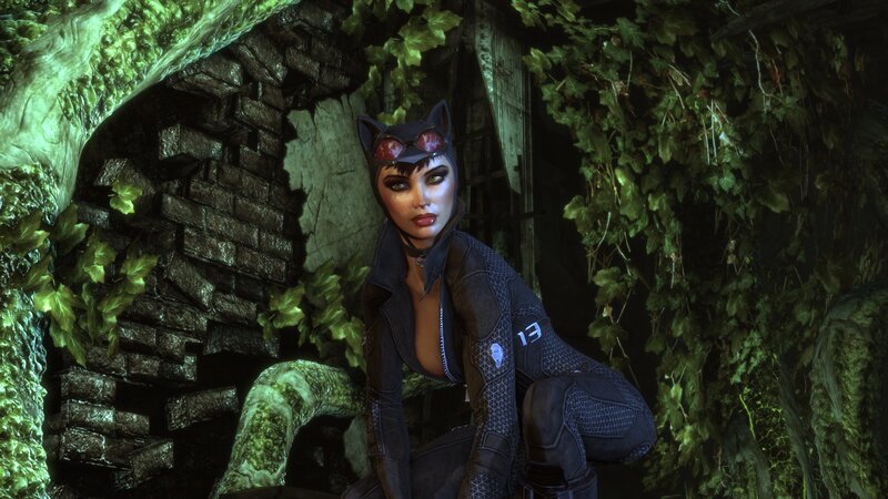 Catwoman in Vines