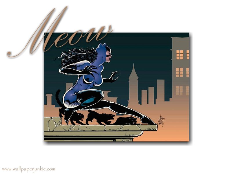Catwoman on Rooftop