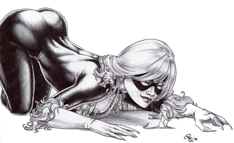Catwoman on the Ground