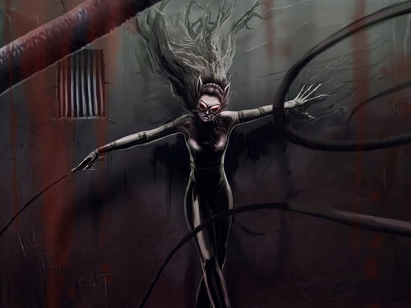 Catwoman with Whips