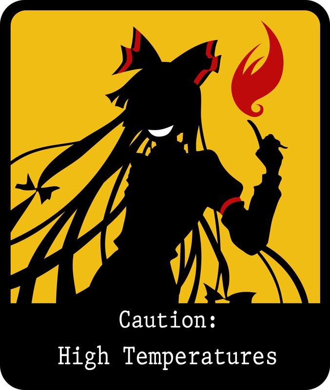 Caution: High Temperatures sign