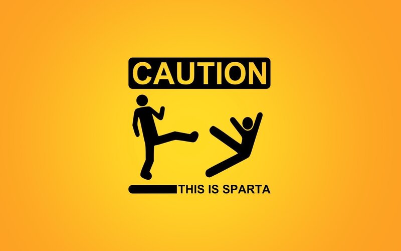 Caution: This Is Sparta