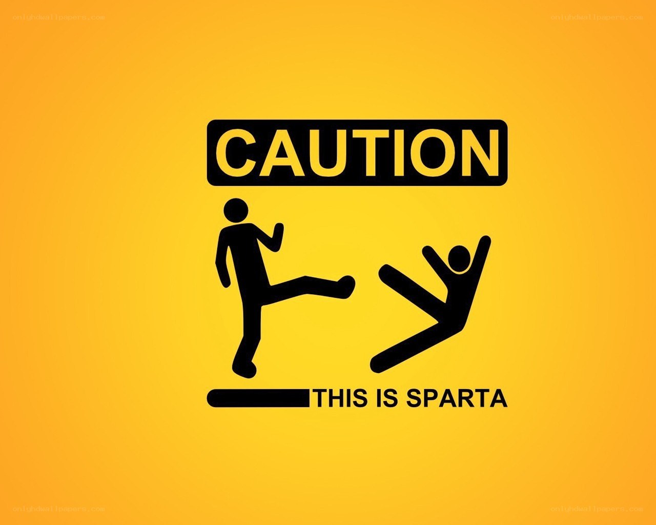 Caution: This Is Sparta