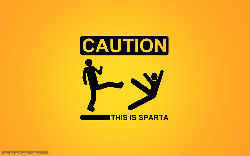 Caution: This Is Sparta