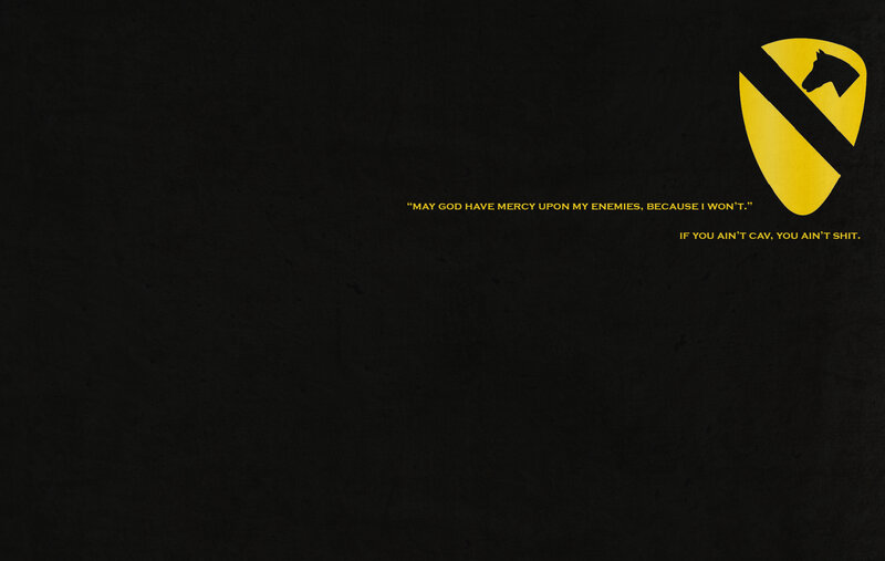 Cavalry quote wallpaper