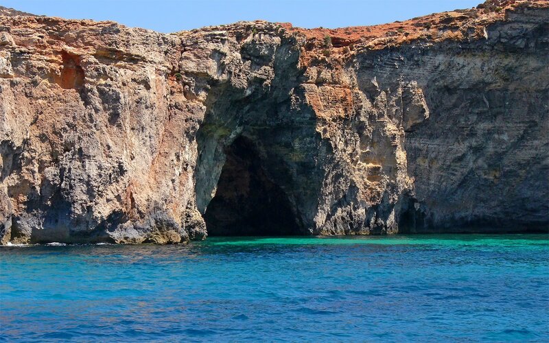 Cave at the sea's edge