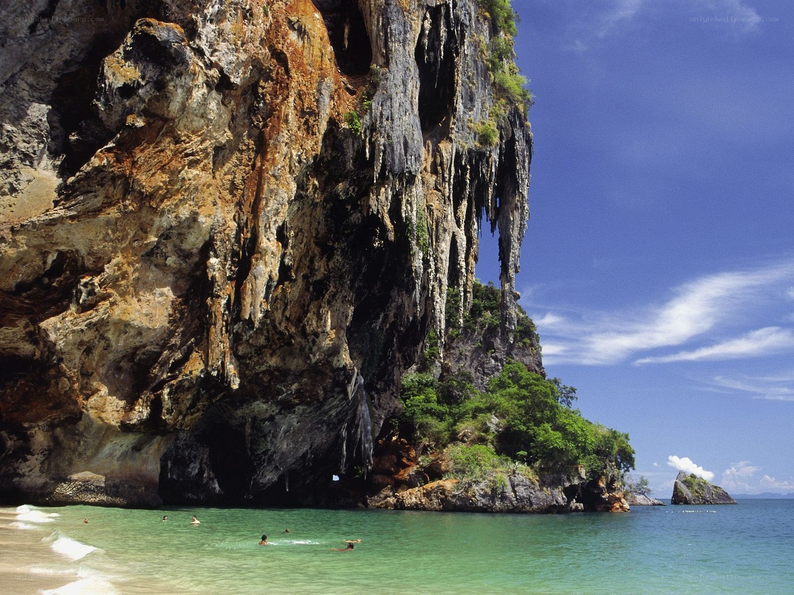 Cave beach in Thailand