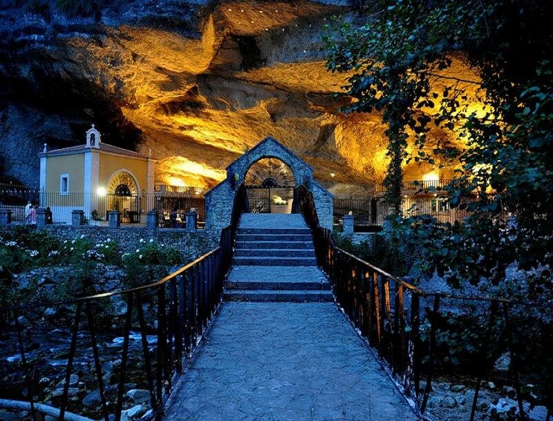 Cave Church at Night