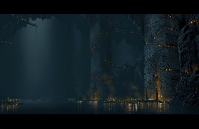 Cave City with Boats