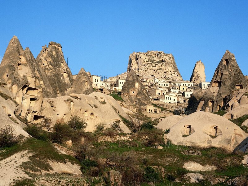 Cave dwellings in Cappadocia