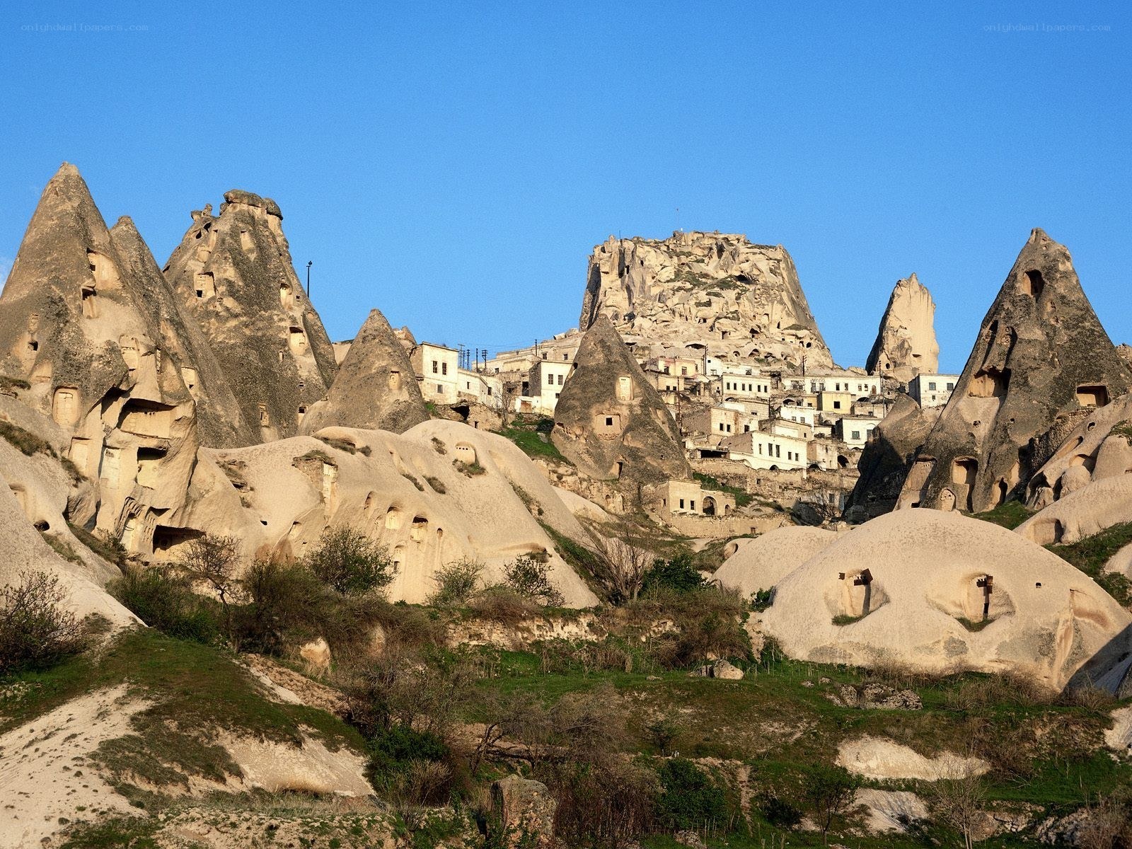 Cave dwellings in Cappadocia