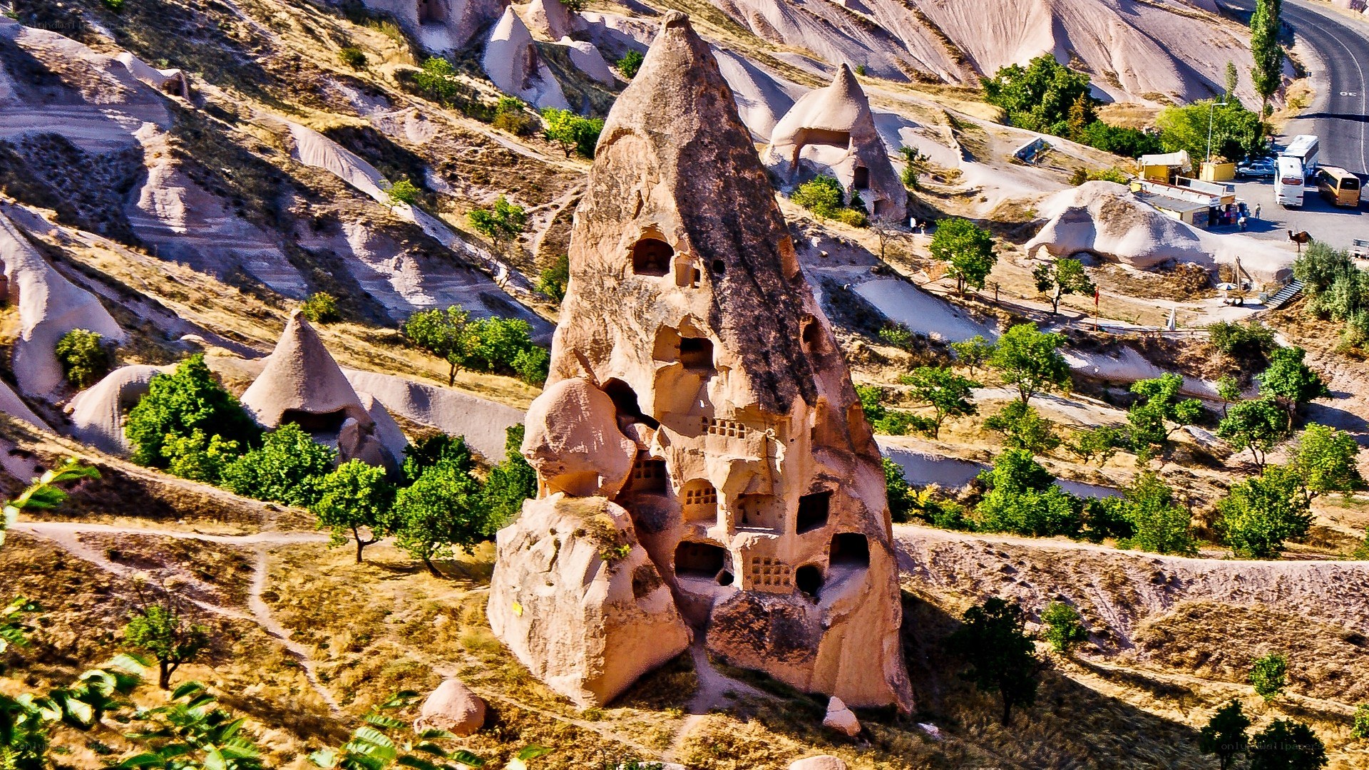 Cave dwellings in Cappadocia