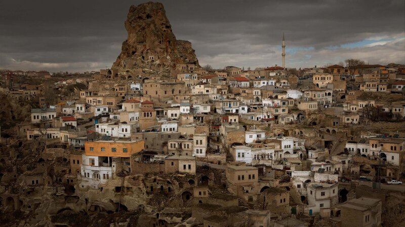 Cave Dwellings in Town