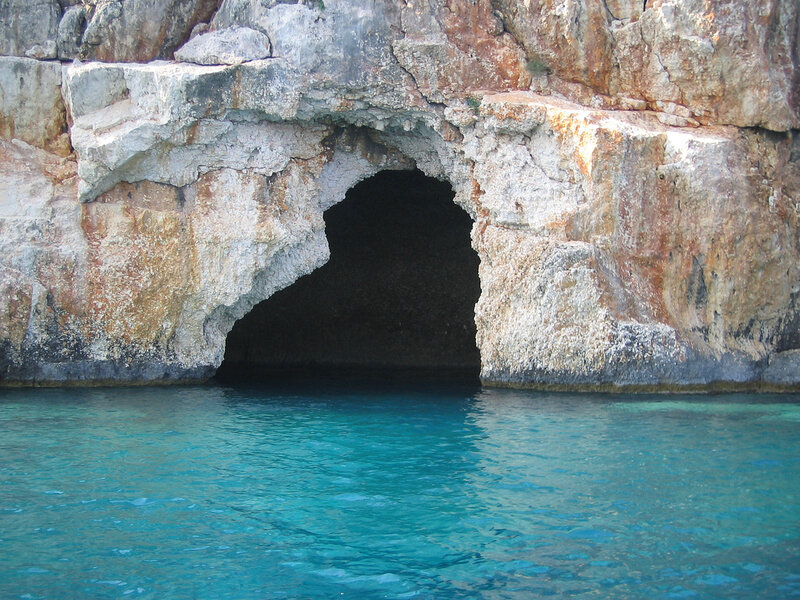 Cave Entrance in Rock
