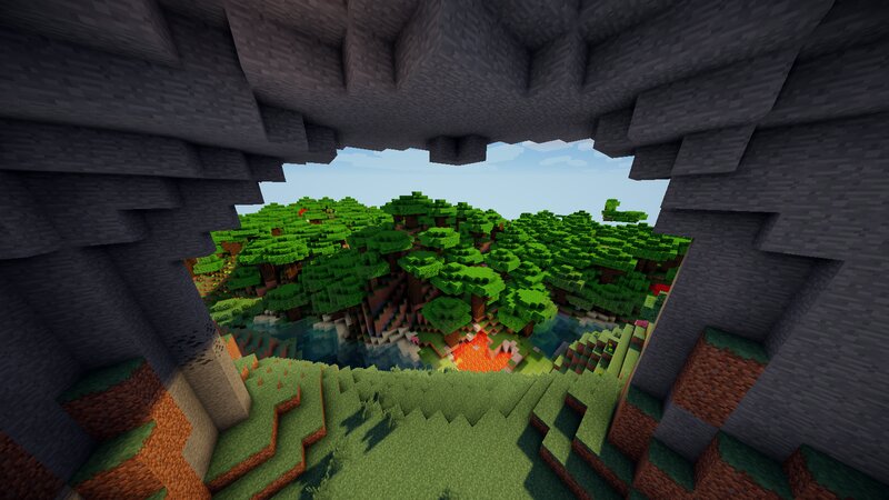 Cave Entrance View — Green