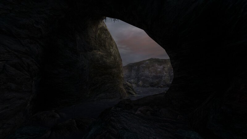 cave entrance view