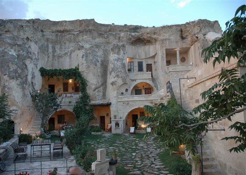 Cave Hotel Courtyard — Beige