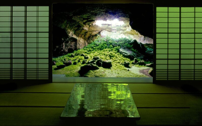 cave landscape projection