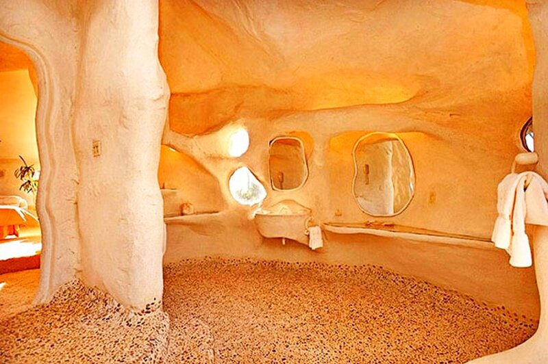 Cave-like Bathroom Interior