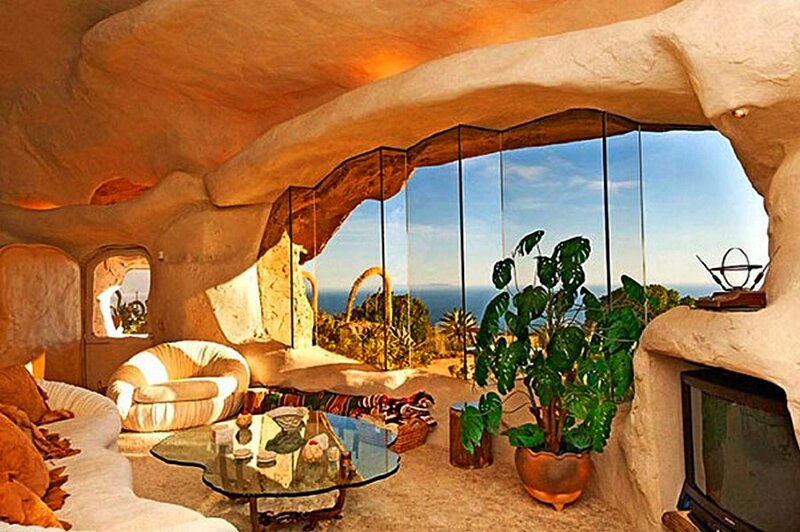 Cave-like Living Room — Beige