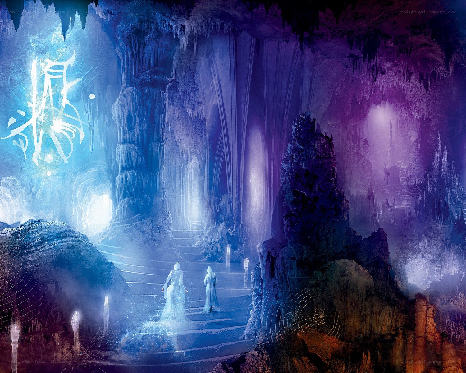 Cave of glowing spirits