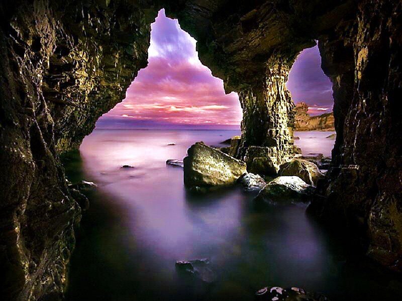 Cave Opening to Ocean