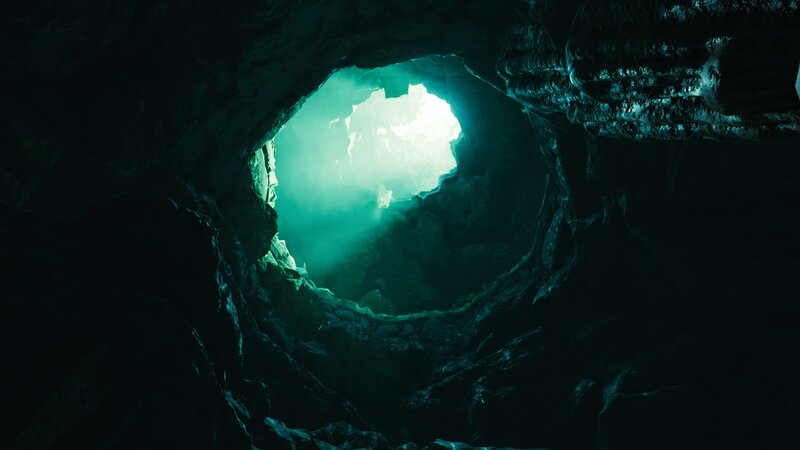 Cave Opening with Light