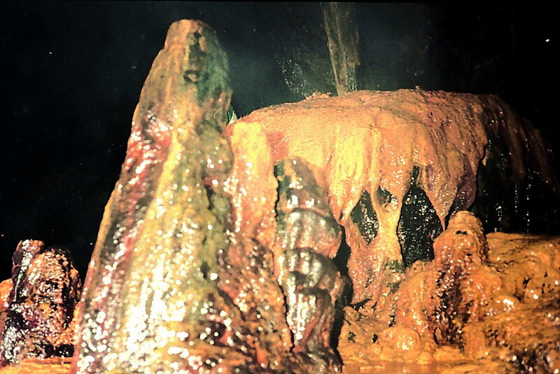 Cave Stalactites and Formations — Brown