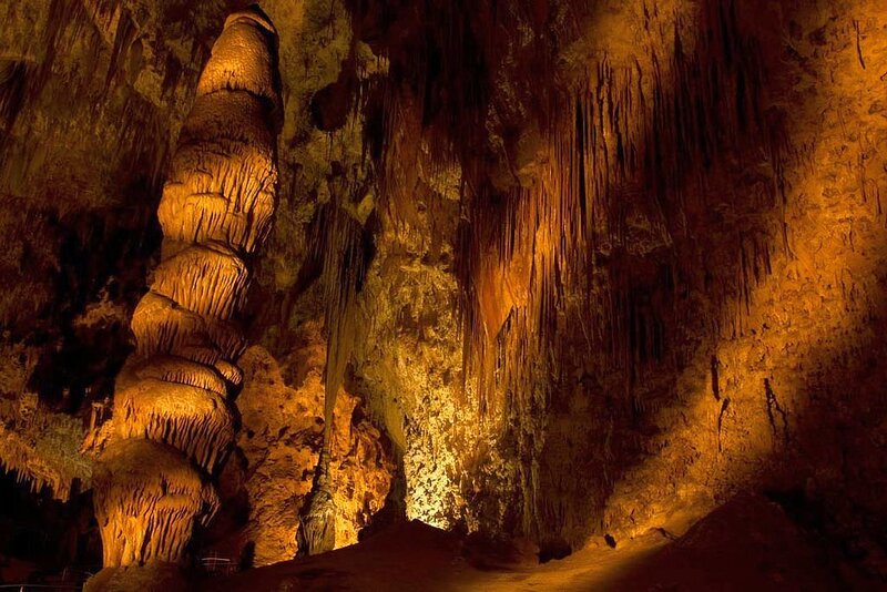 Cave Stalagmite Formation