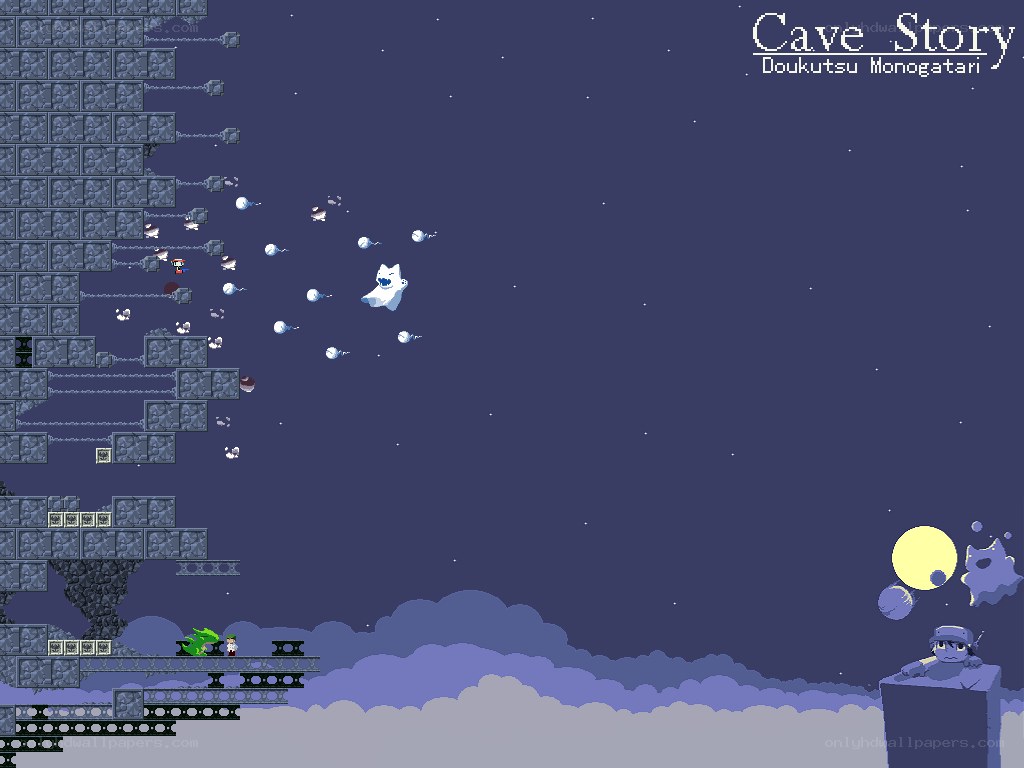 Cave Story gameplay scene