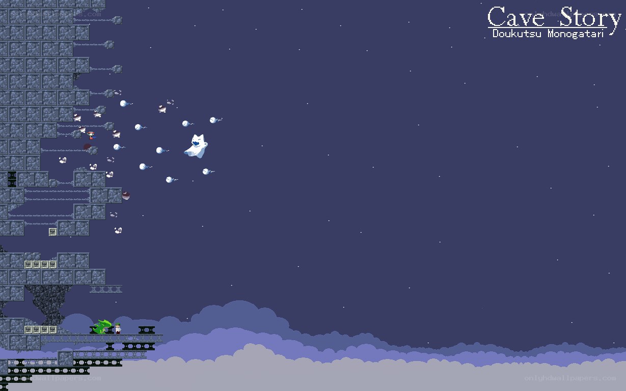 Cave Story gameplay scene