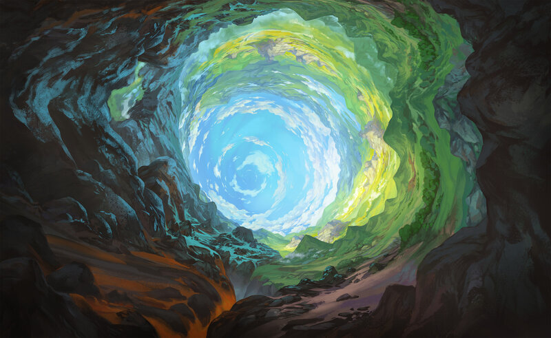 Cave Tunnel to Sky