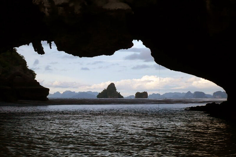 Cave View of Sea