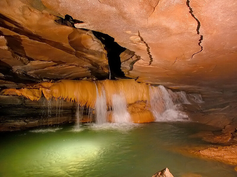Cave Waterfall Pool