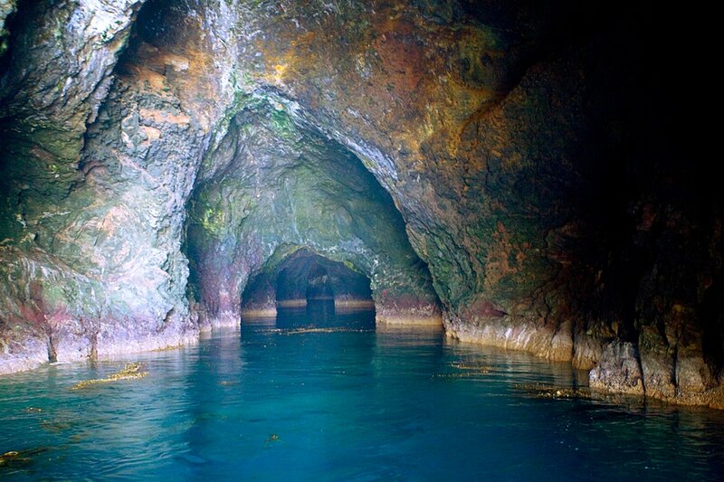 Cave with Blue Water — Serene
