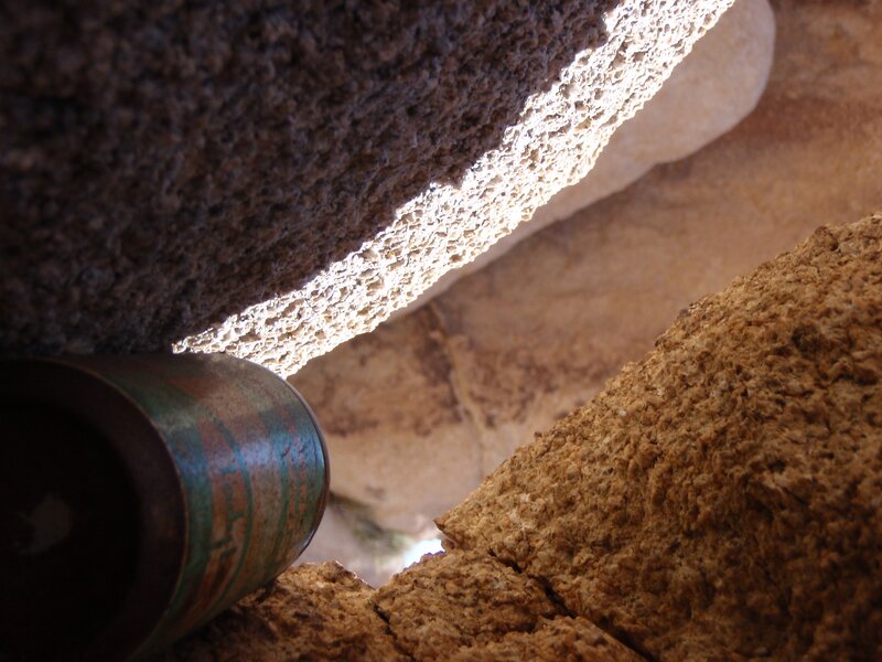 cave with can and sunlight