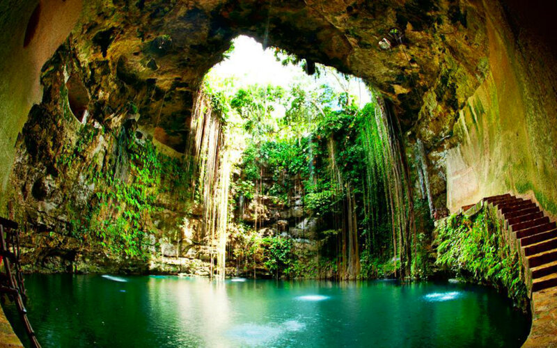 Cave with Cenote Pool