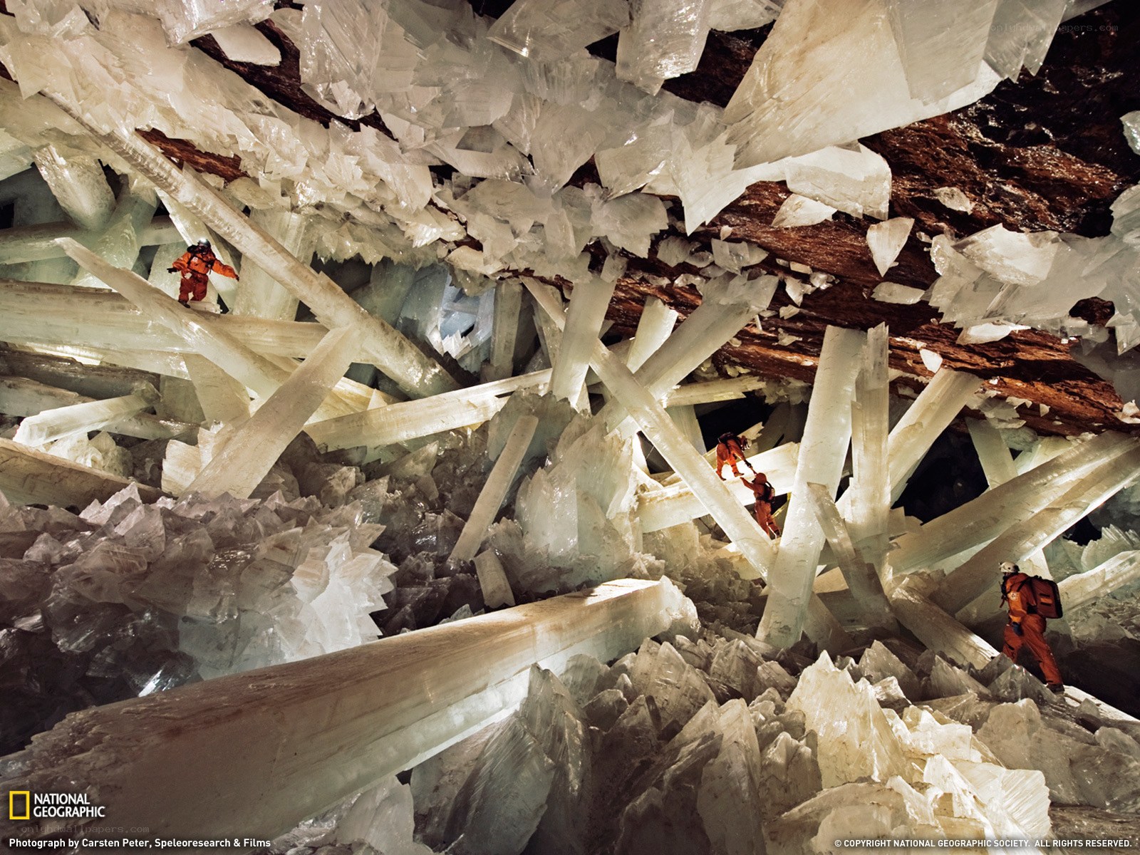 Cave with giant crystals