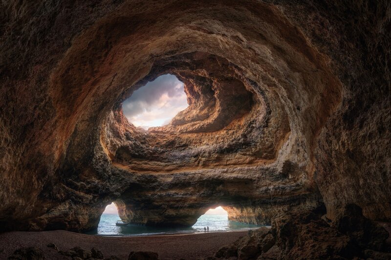 Cave with Ocean View — Brown