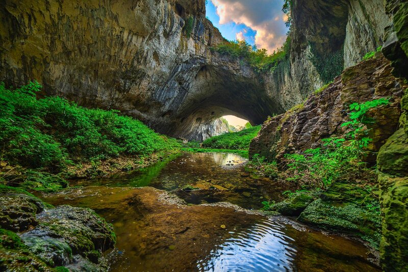 Cave with River