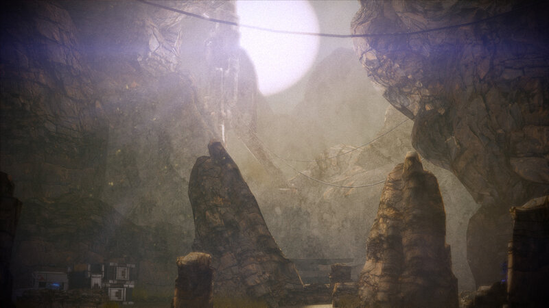 cave with rocky formations