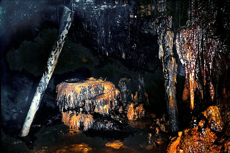 Cave with Stalactites — Black