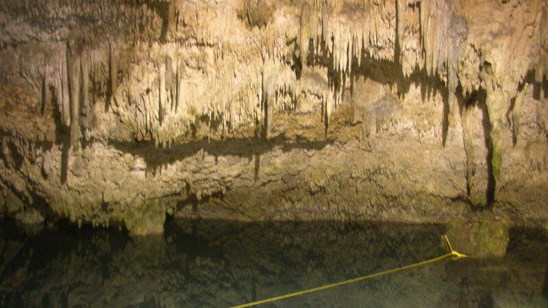 Cave with Stalactites — Brown, Dark, Photograph, Water