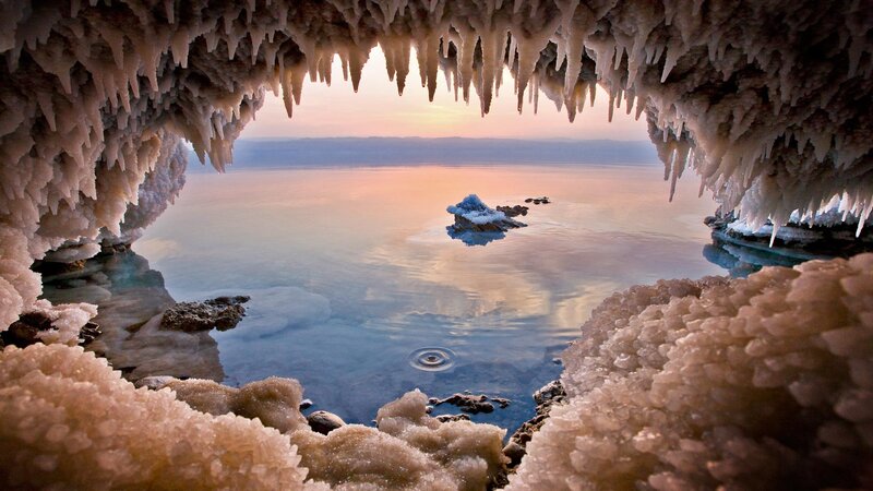 Cave with Stalactites — Pink