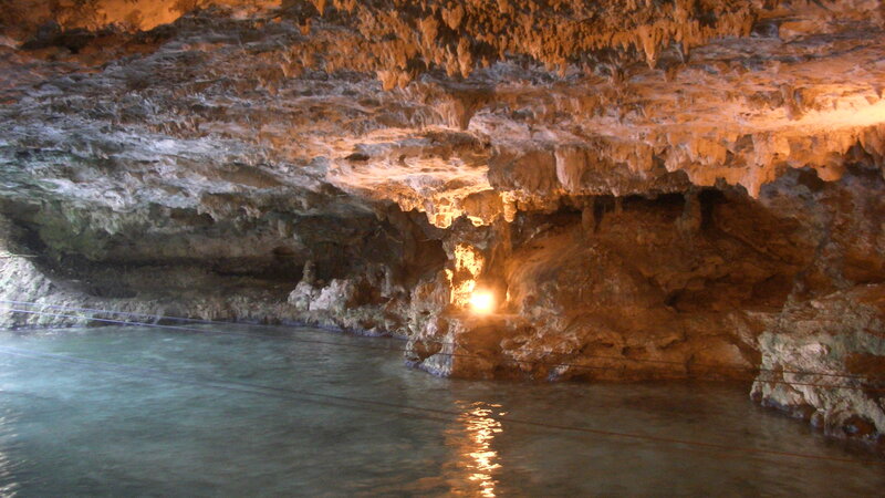 Cave with Underground River — Brown