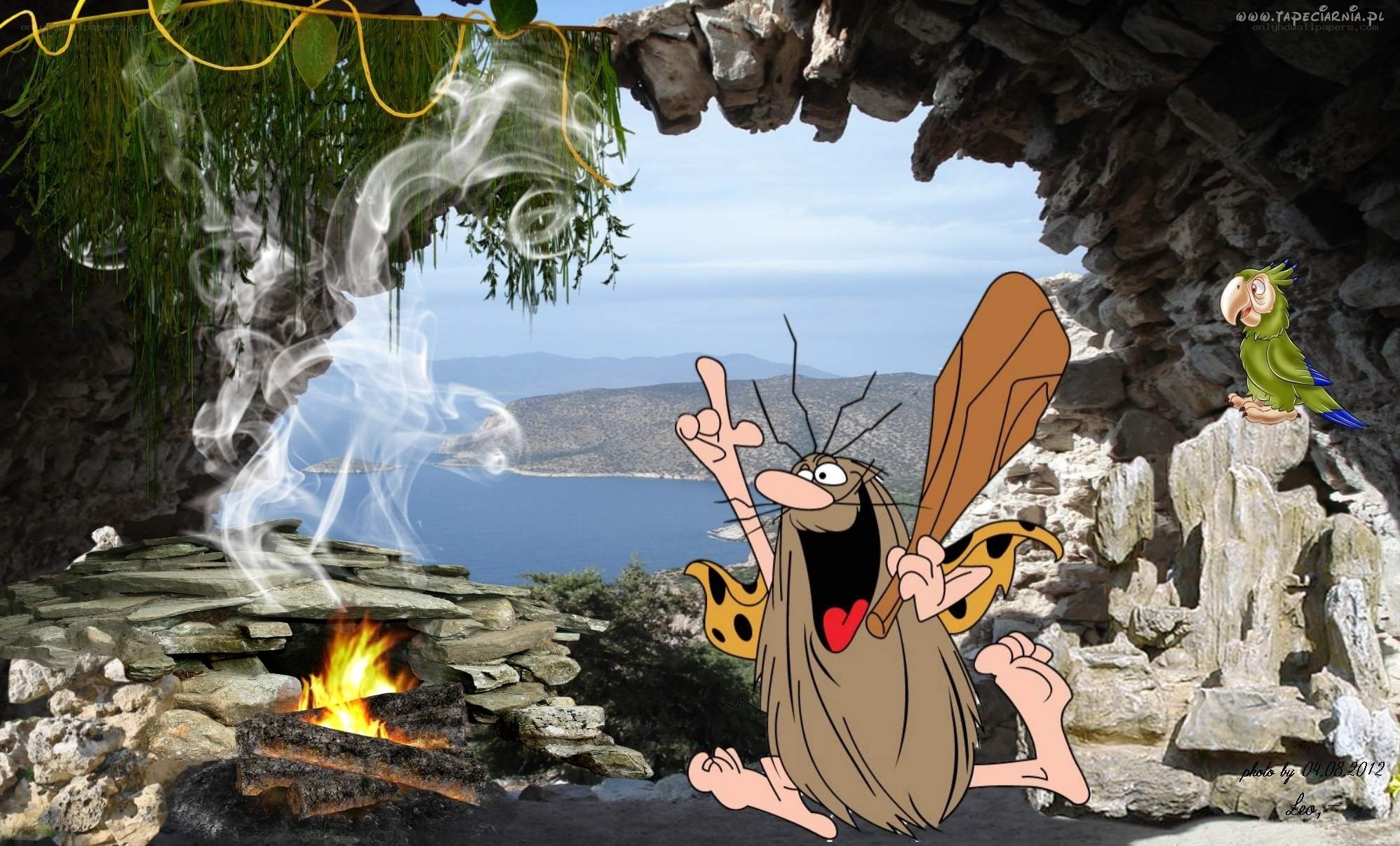 caveman by the sea