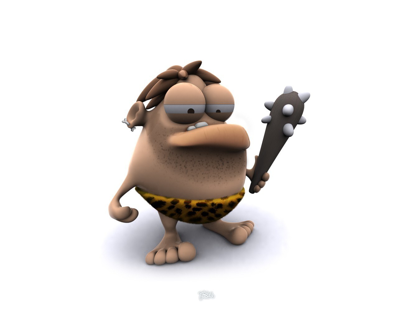 caveman with club